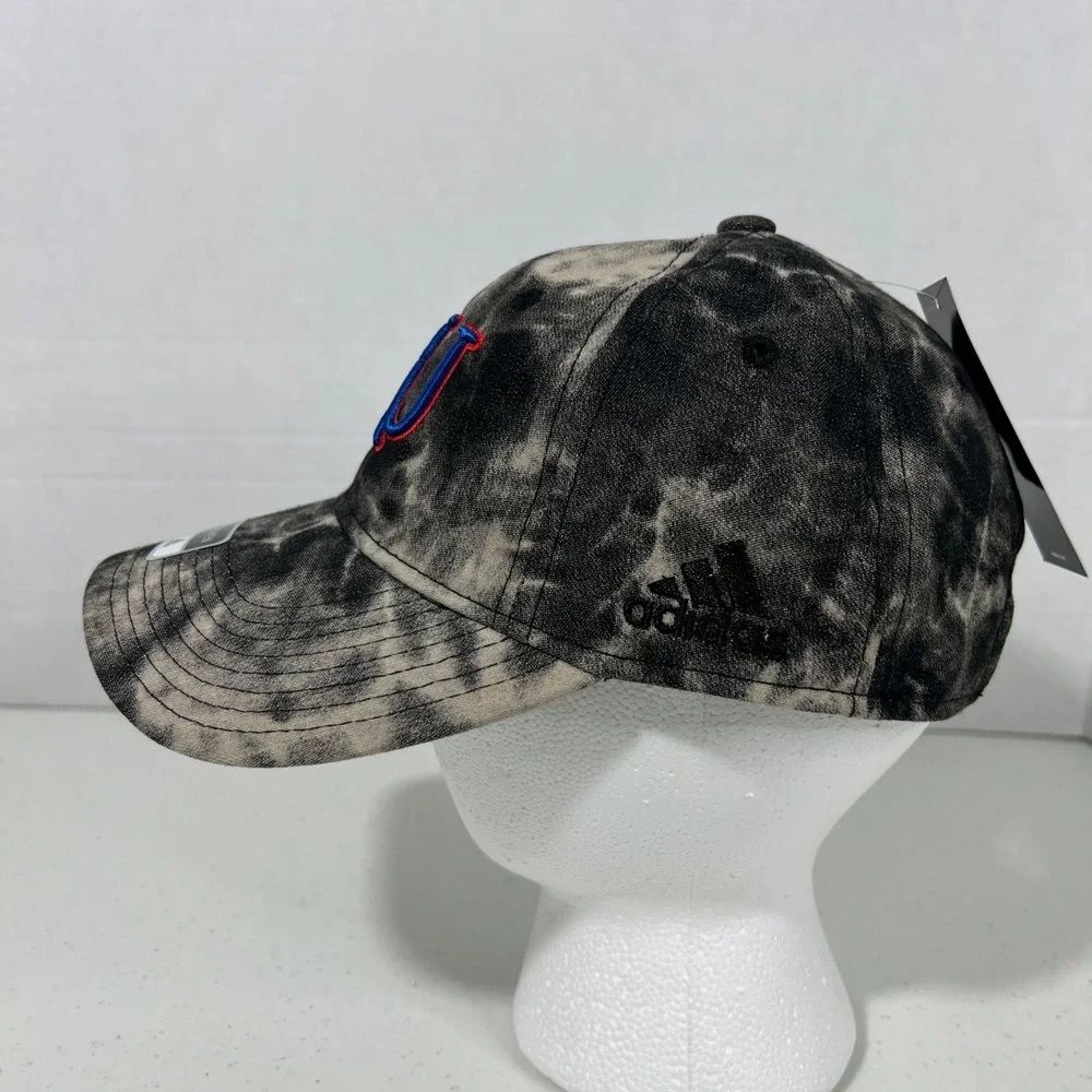 Adidas KU‎ Jayhawks Hat Women's Baseball Cap Tie Dye Adjustable OSFA